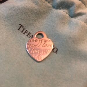 Tiffany I love you pendant